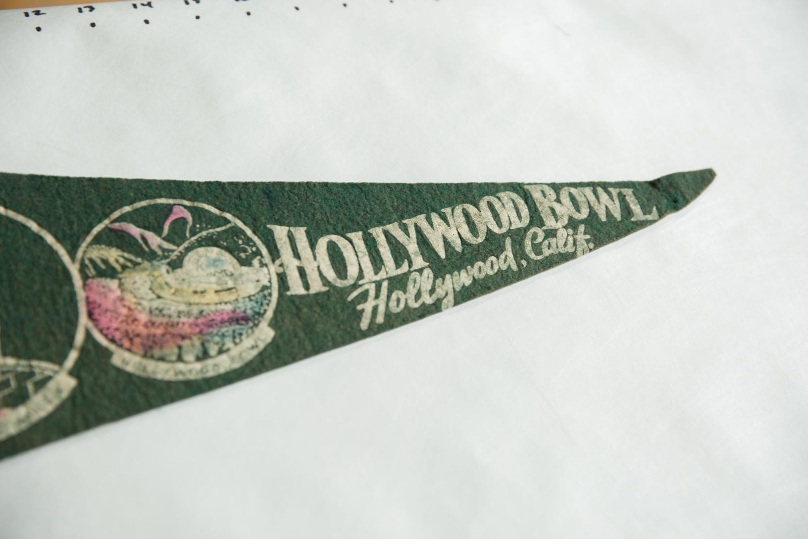 California Vintage Pennant Hollywood